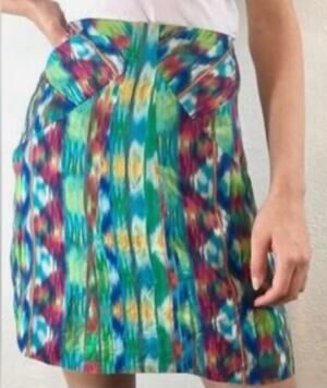 Anthropologie Edme & Esyllte Silk Skirt